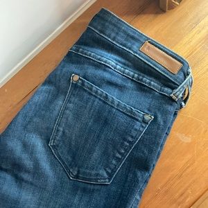 H&M super skinny low waist, slightly distressed, 30/32